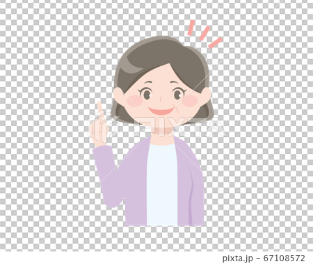 アドバイスをするシニアのイラストのイラスト素材 67108572 Pixta
