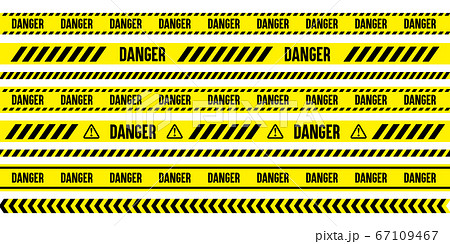 DANGER テープ ベクター素材 67109467