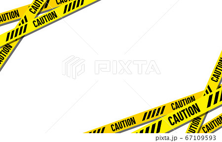 CAUTION テープ ベクター素材 67109593
