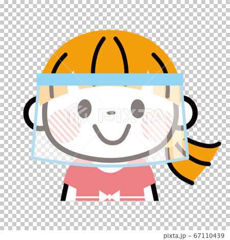 フェイスシールド　フェイスガード　女の子 67110439
