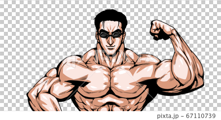 Swimming, swimming, olympic, sports, representative from japan, cartoon, muscle, bodybuilding, macho, pose, Swimming, swimming, olympic, sports, representative from japan, cartoon, muscle, bodybuilding, macho, pose, 67110739