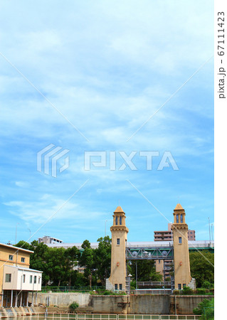 名古屋市都市風景、松重閘門とその周辺の風景 名古屋市都市風景、松重閘門とその周辺の風景 67111423