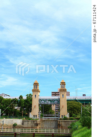 名古屋市都市風景、松重閘門とその周辺の風景 名古屋市都市風景、松重閘門とその周辺の風景 67111424