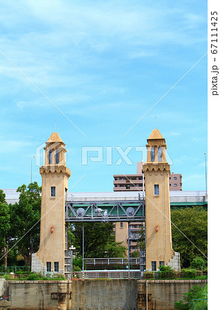 名古屋市都市風景、松重閘門とその周辺の風景 名古屋市都市風景、松重閘門とその周辺の風景 67111425