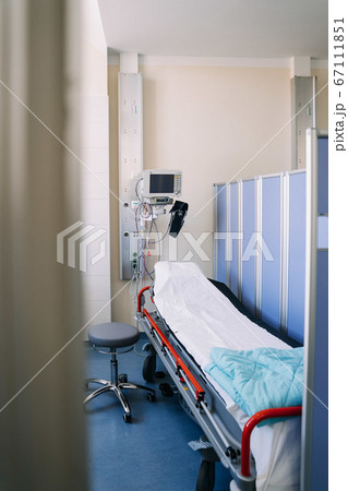 Interior view of operating room without any people or doctors 67111851