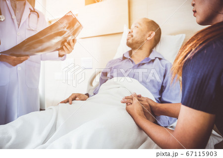 Doctor having health problem of patient at Doctor having health problem of patient at 67115903