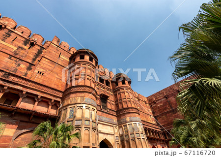 Historical Agra Fort in Agra, Uttar Pradesh, India 67116720