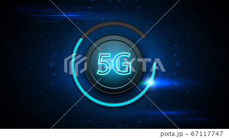 5G speed circuit technology background 67117747