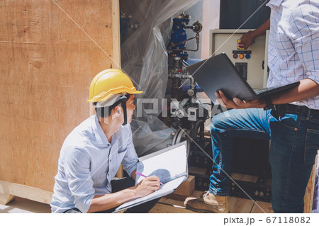 Project engineer, engineer and architect working Project engineer, engineer and architect working 67118082