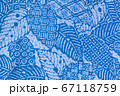和服の布地 67118759