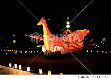 鳳凰 飛鳥彼岸花祭り 奈良県明日香村 の写真素材 6711