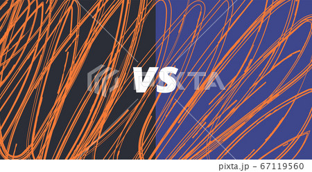 Vs template. Versus blank. Vector color design. 67119560