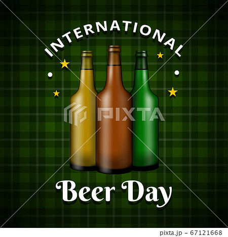 International Beer Day, on August. Cheers with clinking beer mugs conceptual. vector illustration. International Beer Day, on August. Cheers with clinking beer mugs conceptual. vector illustration. 67121668