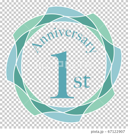 1周年マーク 67122907