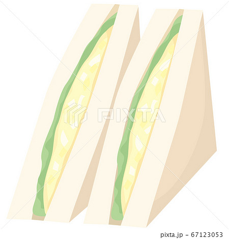 具たっぷりタマゴサンド 67123053