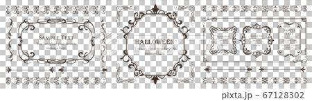 Rowin frame material, October, antique decoration, vintage pattern, plant ivy Rowin frame material, October, antique decoration, vintage pattern, plant ivy 67128302