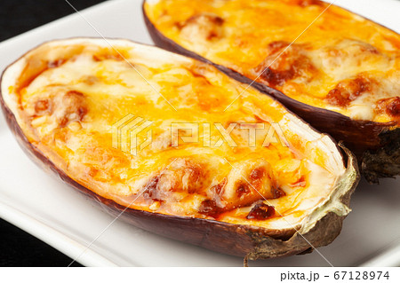 ナスのミートソースチーズ焼き 67128974
