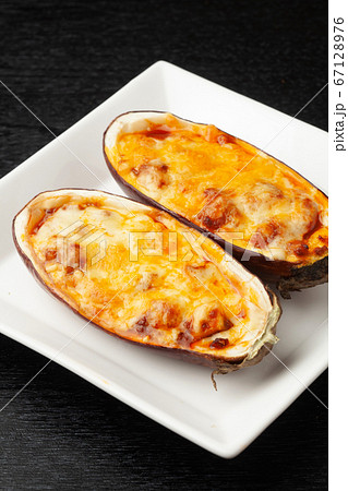 ナスのミートソースチーズ焼き 67128976