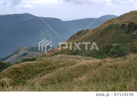 The landscape of natural view around Qixingshan at Yangmingshan National Park in Taipei, Taiwan. 67129236