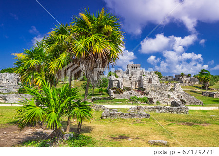 Tulum maya ruins, Yucatan - Mexico 67129271