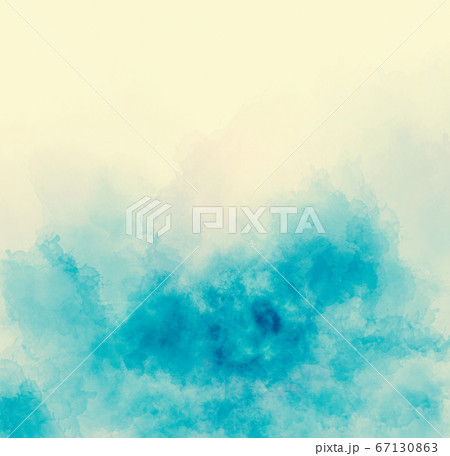 Abstract watercolor painted background in shades of cyan and blue. Bright chaotic paint mix pattern. Contemporary backdrop Abstract watercolor painted background in shades of cyan and blue. Bright chaotic paint mix pattern. Contemporary backdrop 67130863