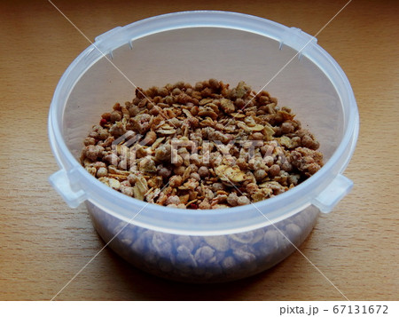 Dry mours in an open food container on the table Dry mours in an open food container on the table 67131672