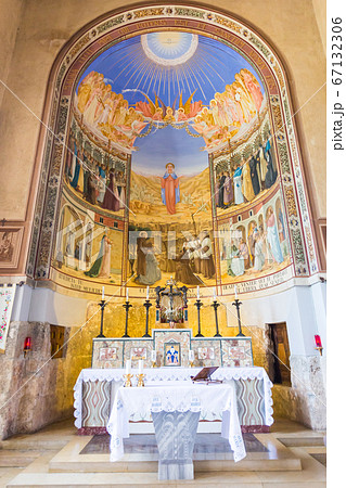 The Church of the Visitation, Jerusalem, Israel. 67132306
