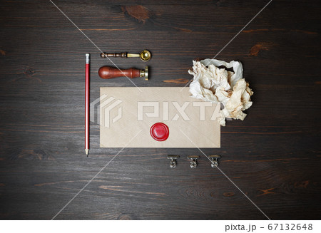 Vintage blank envelope Vintage blank envelope 67132648