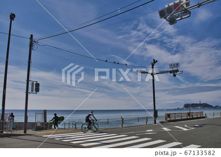 【鎌倉市】行合橋交差点の風景 67133582