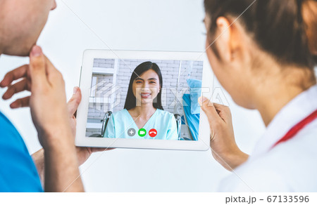 Doctor telemedicine service online video for virtual patient health medical chat Doctor telemedicine service online video for virtual patient health medical chat 67133596
