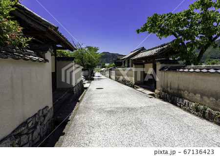 石火矢町ふるさと村 武家屋敷の街並み 岡山県高梁市 石火矢町ふるさと村 武家屋敷の街並み 岡山県高梁市 67136423