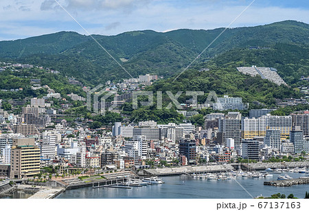熱海　熱海城付近からの眺め 67137163