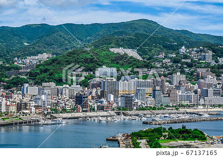 熱海 熱海城付近からの眺め 熱海 熱海城付近からの眺め 67137165