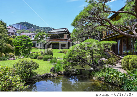 熱海 起雲閣 庭園の風景 旅館 根津嘉一郎 熱海 起雲閣 庭園の風景 旅館 根津嘉一郎 67137507