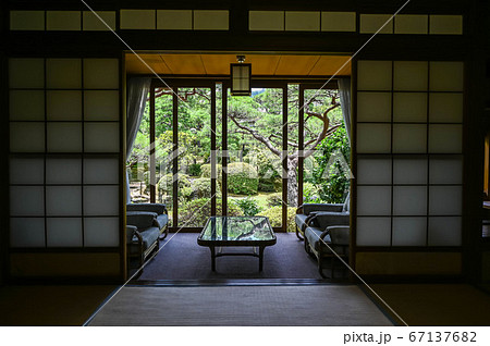 熱海 起雲閣 和館と庭園の風景 熱海 起雲閣 和館と庭園の風景 67137682