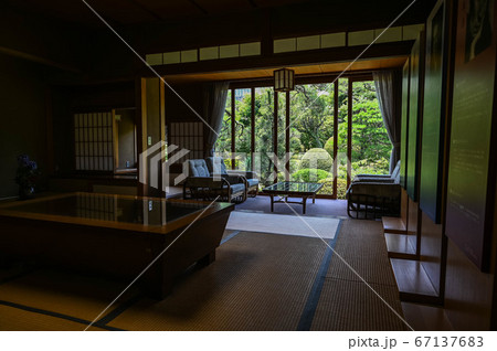 熱海 起雲閣 和館と庭園の風景 熱海 起雲閣 和館と庭園の風景 67137683