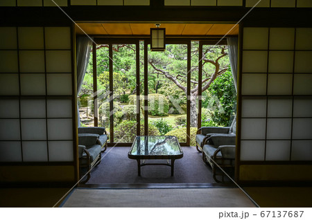 熱海 起雲閣 和館と庭園の風景 熱海 起雲閣 和館と庭園の風景 67137687