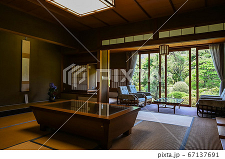 熱海 起雲閣 和館と庭園の風景 熱海 起雲閣 和館と庭園の風景 67137691