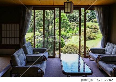 熱海 起雲閣 和館と庭園の風景 熱海 起雲閣 和館と庭園の風景 67137702