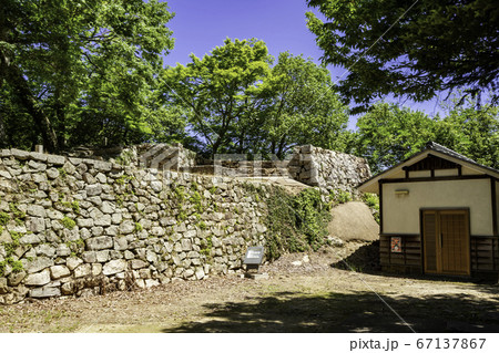 備中松山城 後曲輪 岡山県高梁市 備中松山城 後曲輪 岡山県高梁市 67137867