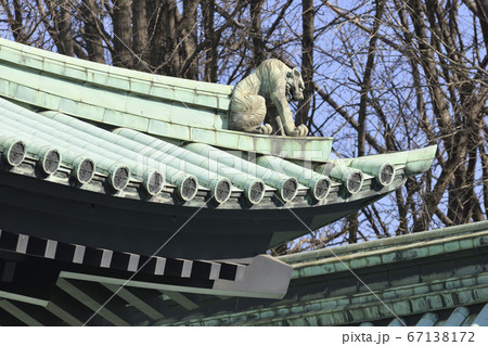 湯島聖堂　大成殿の鬼龍子 67138172