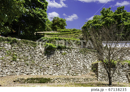 備中松山城　石垣　岡山県高梁市 67138235