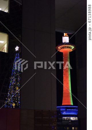 京都タワー 着物の日(襲の色目)ライトアップ 京都タワー 着物の日(襲の色目)ライトアップ 67138988
