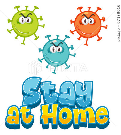 Stay at home text 67139016