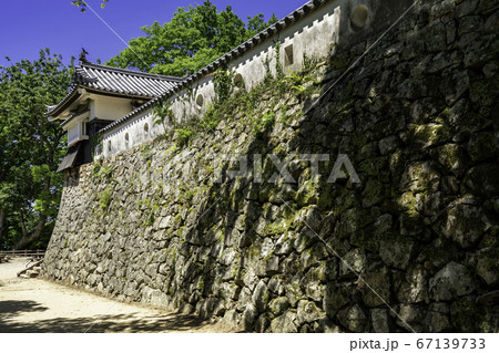 備中松山城　本丸土塀　岡山県高梁市 67139733