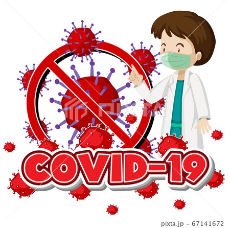 Poster design for coronavirus theme with doctor Poster design for coronavirus theme with doctor 67141672