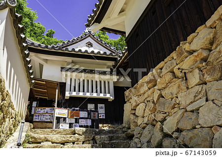 備中松山城 本丸南御門 岡山県高梁市 備中松山城 本丸南御門 岡山県高梁市 67143059