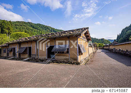 （福井県）一乗谷朝倉氏遺跡　復元町並 67145087