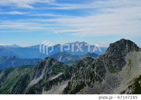 立山からの笠ヶ岳・黒部五郎岳・薬師岳・龍王岳 立山からの笠ヶ岳・黒部五郎岳・薬師岳・龍王岳 67147285