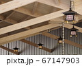 金蛇水神社Sando Terraceの吊灯籠 67147903